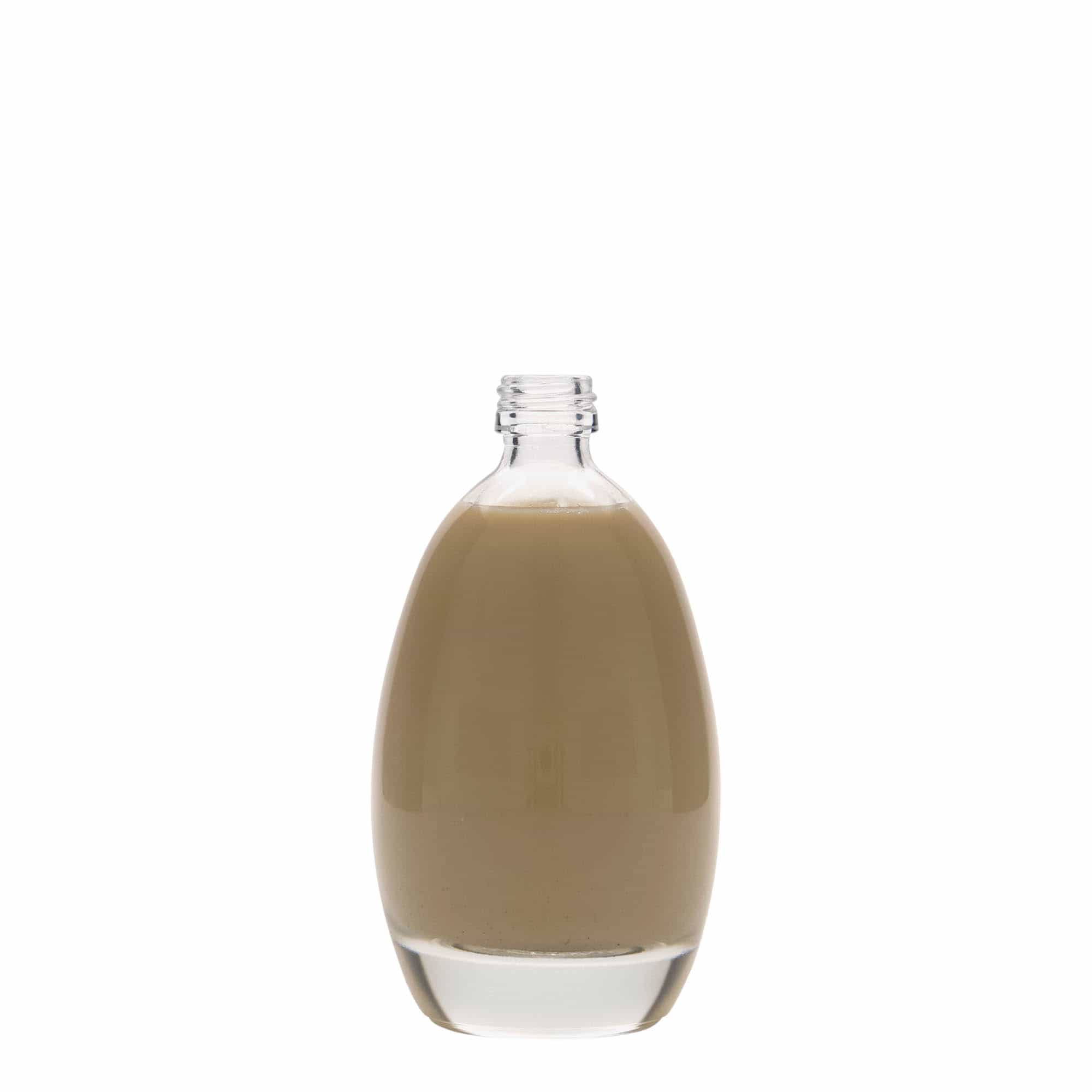 Botella de vidrio 'Huevo' de 100 ml, boca: PP 18