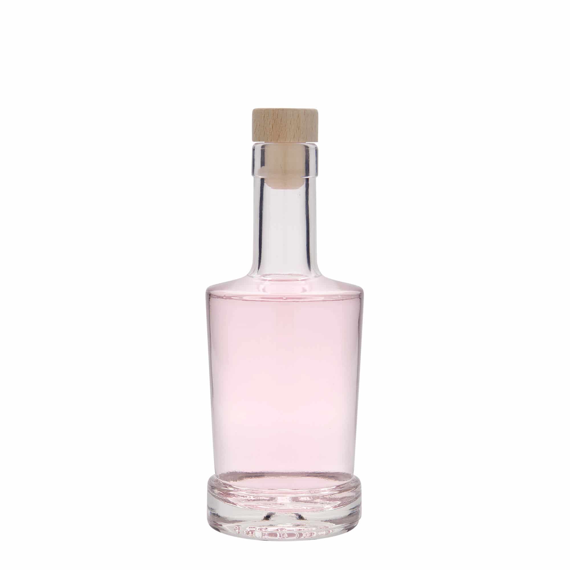 Botella de vidrio 'Deborah' de 250 ml, boca: corcho
